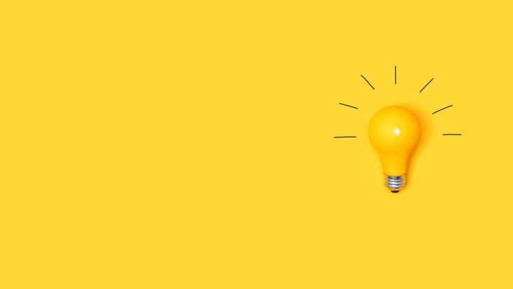 Idea light bulb